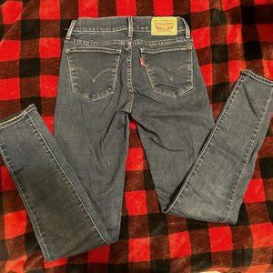 Levi 710 Super Skinny Jeans Size 25